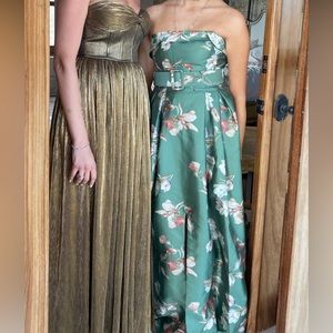 Sachin & Babi Brielle Olive Gown